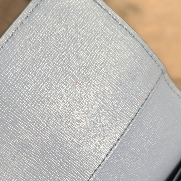 Furla Light Blue Leather Wallet - Picture 11 of 16